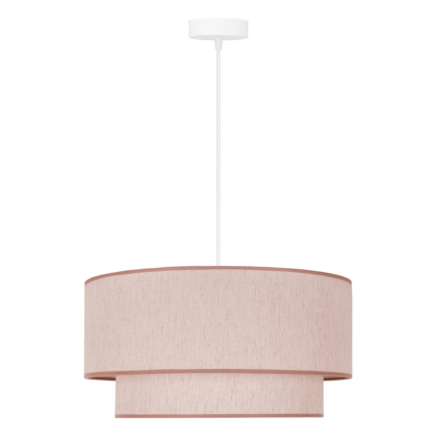 Duolla - Candeeiro suspenso BOHO 1xE27/40W/230V diâmetro 45 cm bege