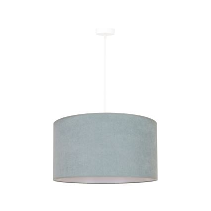 Duolla - Candeeiro suspenso BRISTOL 1xE27/15W/230V diâmetro 45 cm verde/branco