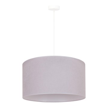 Duolla - Candeeiro suspenso BRISTOL 1xE27/40W/230V diâmetro 45 cm cinzento