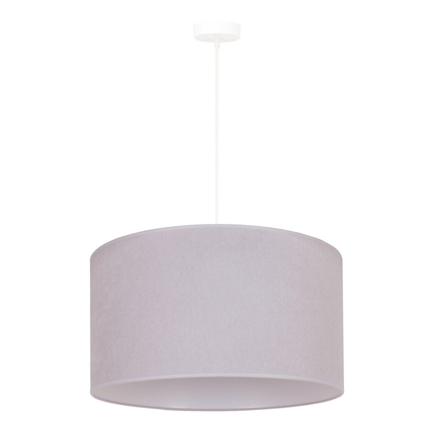 Duolla - Candeeiro suspenso BRISTOL 1xE27/40W/230V diâmetro 45 cm cinzento