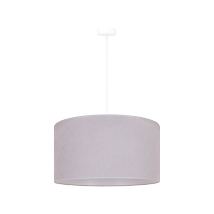Duolla - Candeeiro suspenso BRISTOL 1xE27/40W/230V diâmetro 45 cm cinzento
