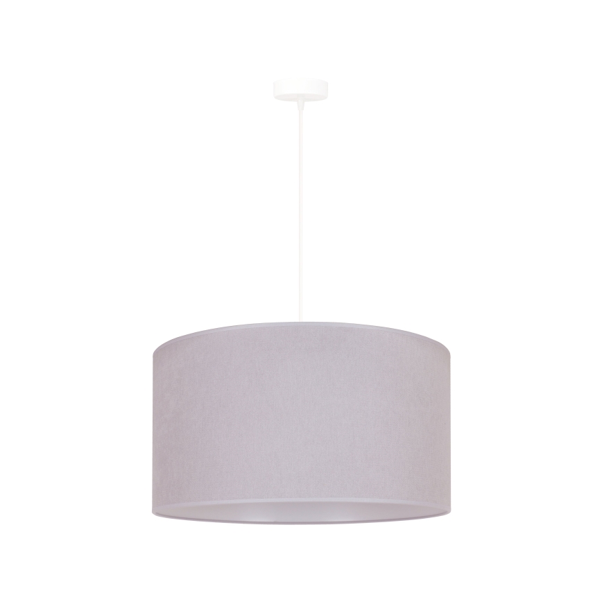 Duolla - Candeeiro suspenso BRISTOL 1xE27/40W/230V diâmetro 45 cm cinzento