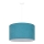 Duolla - Candeeiro suspenso BRISTOL 1xE27/40W/230V diâmetro 45 cm turquesa