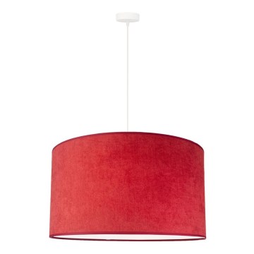 Duolla - Candeeiro suspenso BRISTOL 1xE27/40W/230V diâmetro 45 cm vermelho
