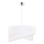 Duolla - Candeeiro suspenso CELLO 1xE27/40W/230V diâmetro 45 cm branco/prateado