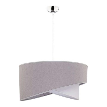 Duolla - Candeeiro suspenso CELLO 1xE27/40W/230V diâmetro 45 cm cinzento