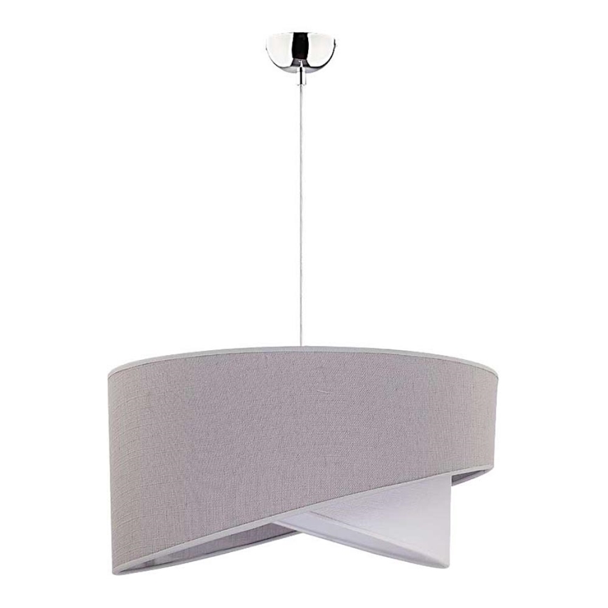 Duolla - Candeeiro suspenso CELLO 1xE27/40W/230V diâmetro 45 cm cinzento