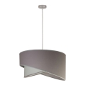 Duolla - Candeeiro suspenso CELLO 1xE27/40W/230V diâmetro 45 cm cinzento/verde