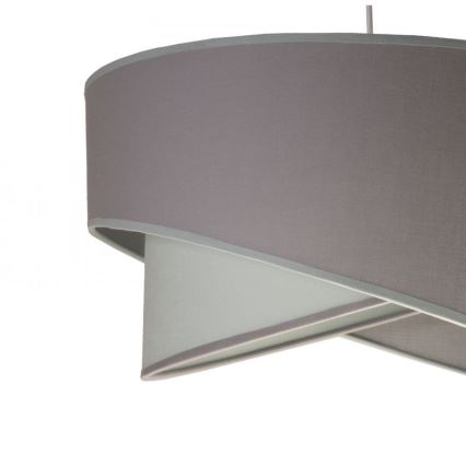 Duolla - Candeeiro suspenso CELLO 1xE27/40W/230V diâmetro 45 cm cinzento/verde