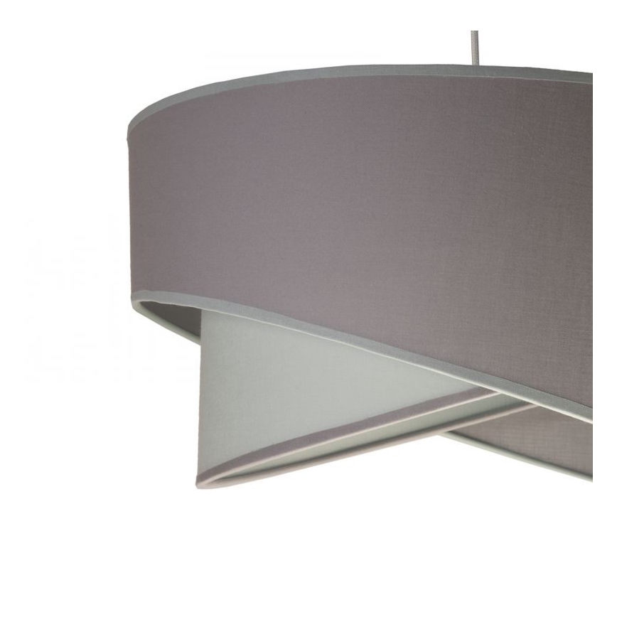 Duolla - Candeeiro suspenso CELLO 1xE27/40W/230V diâmetro 45 cm cinzento/verde