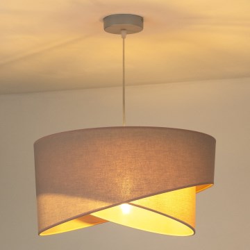 Duolla - Candeeiro suspenso CELLO 1xE27/40W/230V diâmetro 45 cm rosa