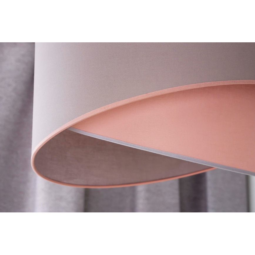Duolla - Candeeiro suspenso CELLO 1xE27/40W/230V diâmetro 45 cm rosa