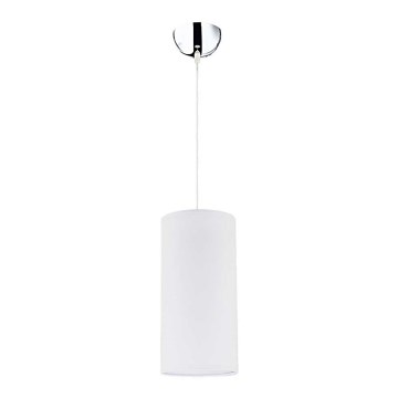 Duolla - Candeeiro suspenso CIGAR 1xE27/40W/230V diâmetro 15 cm branco