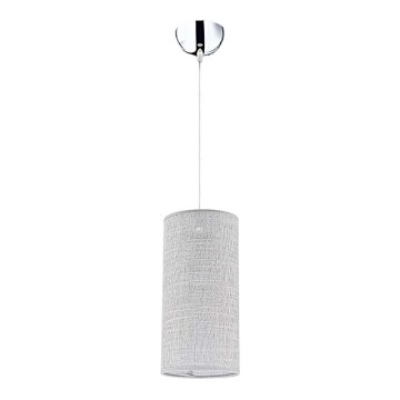 Duolla - Candeeiro suspenso CIGAR 1xE27/40W/230V iluminação diâmetro 15 cm cinzento