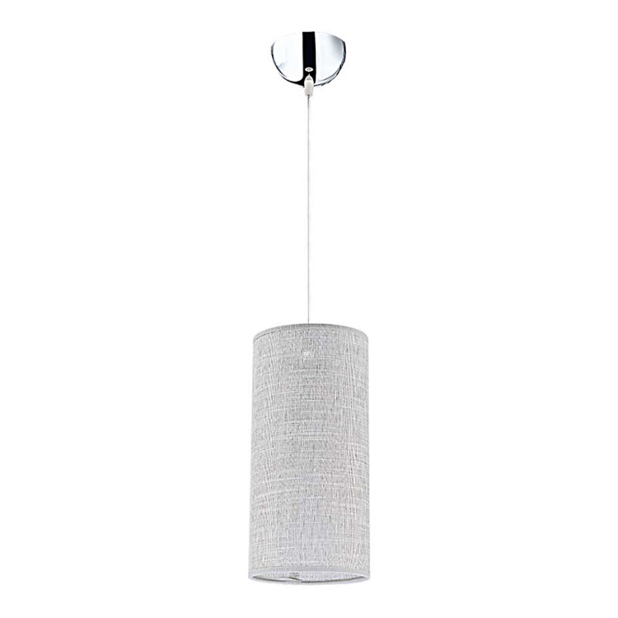 Duolla - Candeeiro suspenso CIGAR 1xE27/40W/230V iluminação diâmetro 15 cm cinzento