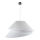 Duolla - Candeeiro suspenso COCO 1xE27/40W/230V diâmetro 50 cm branco