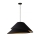 Duolla - Candeeiro suspenso COCO 1xE27/40W/230V diâmetro 50 cm preto