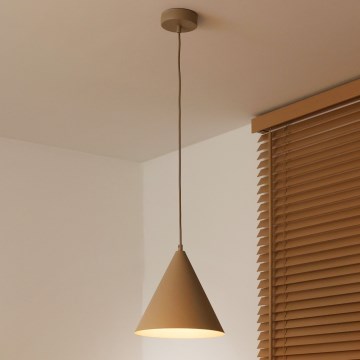 Duolla - Candeeiro suspenso com cabo IRONLINE 1xG9/3W/230V Ø 25 cm bege