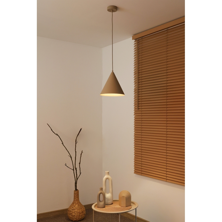 Duolla - Candeeiro suspenso com cabo IRONLINE 1xG9/3W/230V Ø 25 cm bege