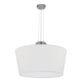 Duolla - Candeeiro suspenso com cabo OPERA 3xE14/40W/230V diâmetro 55 cm branco