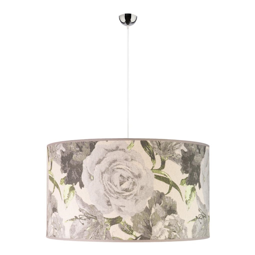 Duolla - Candeeiro suspenso CONSTANCE 1xE27/40W/230V diâmetro 45 cm cinzento