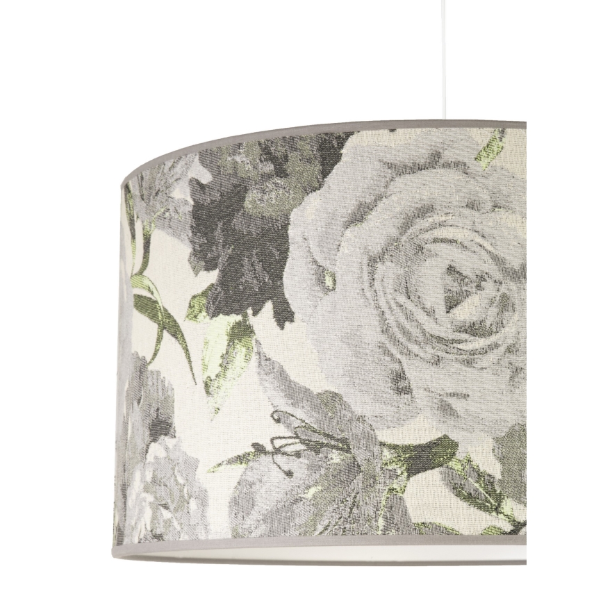 Duolla - Candeeiro suspenso CONSTANCE 1xE27/40W/230V diâmetro 45 cm cinzento