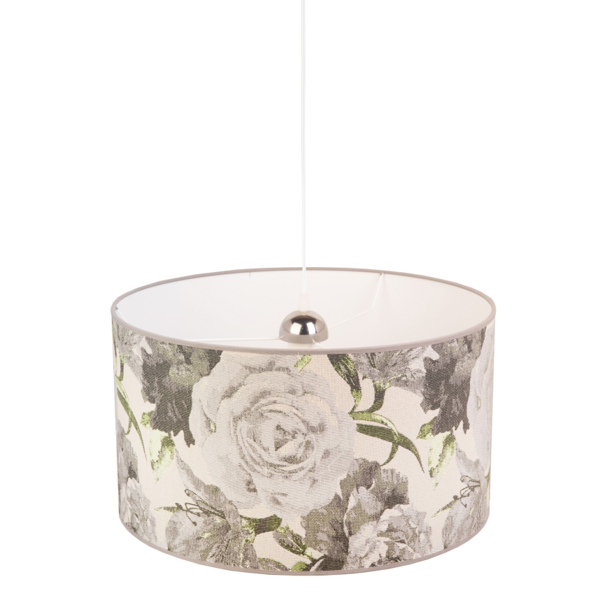Duolla - Candeeiro suspenso CONSTANCE 1xE27/40W/230V diâmetro 45 cm cinzento