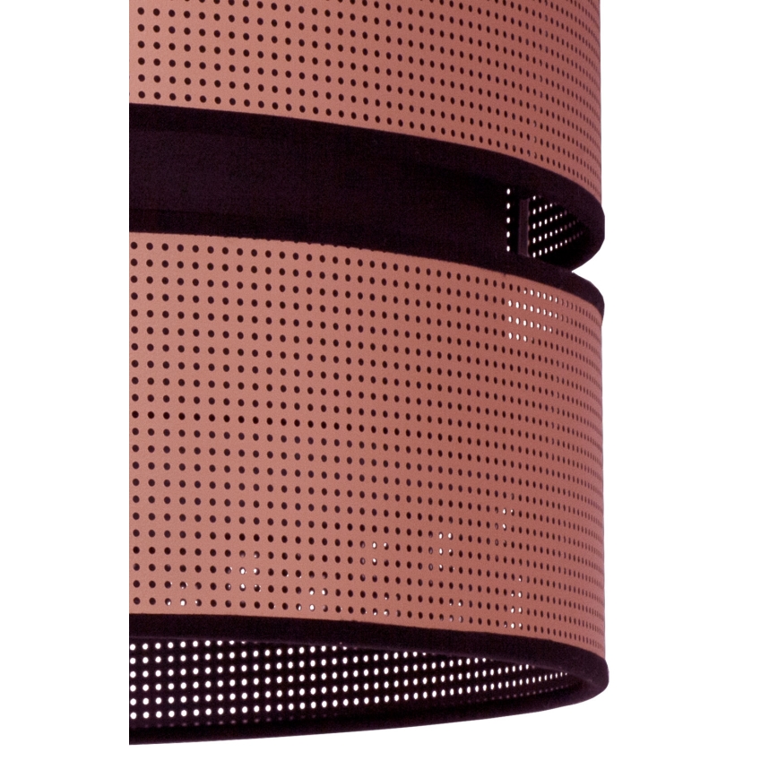 Duolla - Candeeiro suspenso COPPER SHINY 1xE27/15W/230V diâmetro 40 cm cobre/preto
