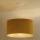 Duolla - Candeeiro suspenso CORDUROY 1xE27/15W/230V diâmetro 40 cm amarelo