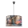 Duolla - Candeeiro suspenso CUBA VERMELHO 1xE27/15W/230V diâmetro 35 cm
