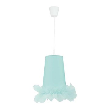 Duolla - Candeeiro suspenso de criança BALLET 1xE27/40W/230V diâmetro 21 cm azul