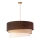 Duolla - Candeeiro suspenso DEVON 1xE27/40W/230V diâmetro 45 cm castanho/bege