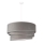 Duolla - Candeeiro suspenso DEVON 1xE27/40W/230V diâmetro 45 cm cinzento