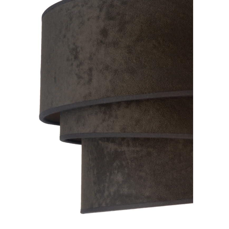 Duolla - Candeeiro suspenso DEVON 1xE27/40W/230V diâmetro 45 cm preto/dourado