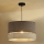 Duolla - Candeeiro suspenso DOUBLE 1xE27/15W/230V diâmetro 40 cm castanho/cinzento