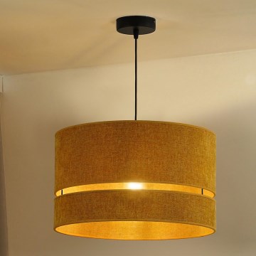 Duolla - Candeeiro suspenso DOUBLE 1xE27/15W/230V diâmetro 40 cm laranja