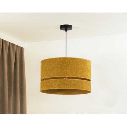 Duolla - Candeeiro suspenso DOUBLE 1xE27/15W/230V diâmetro 40 cm laranja