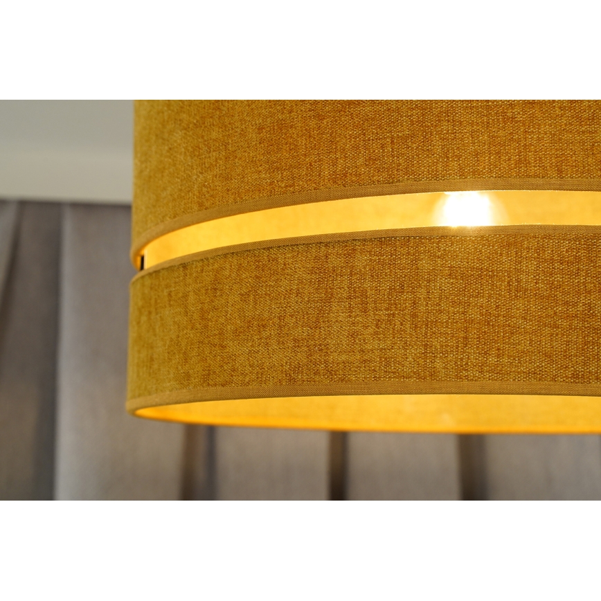 Duolla - Candeeiro suspenso DOUBLE 1xE27/15W/230V diâmetro 40 cm laranja