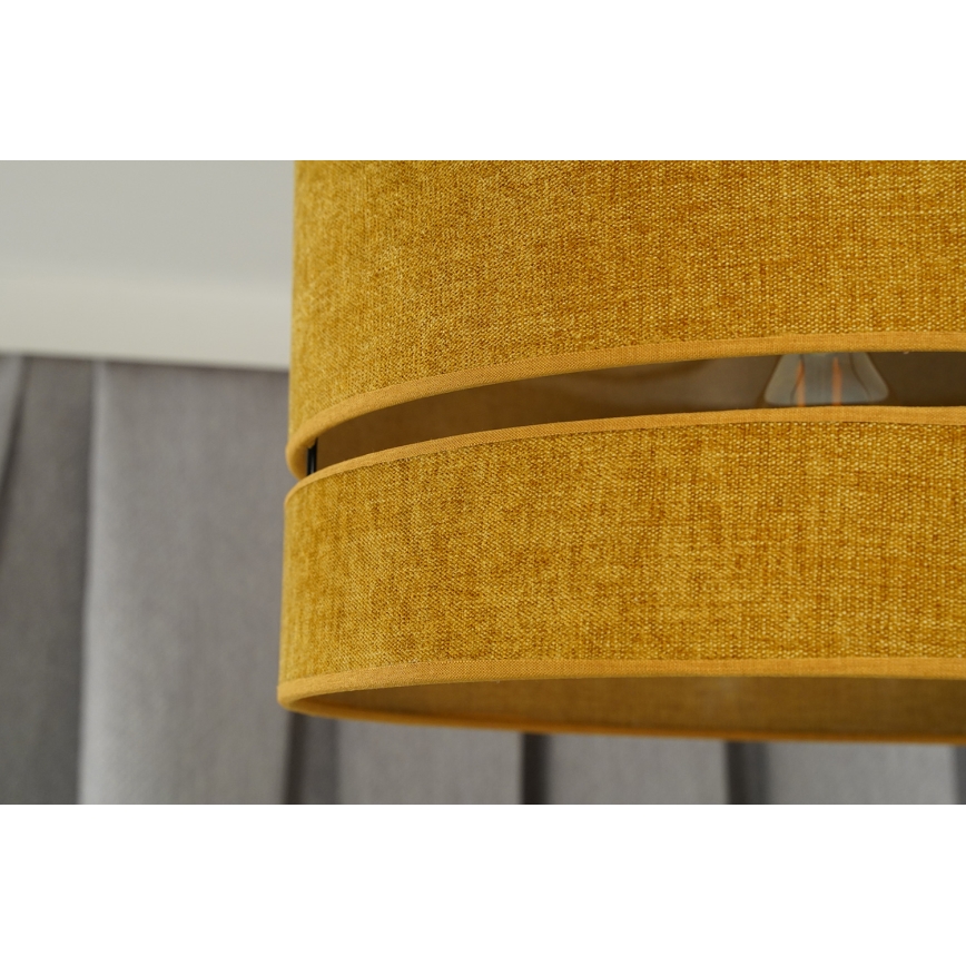 Duolla - Candeeiro suspenso DOUBLE 1xE27/15W/230V diâmetro 40 cm laranja