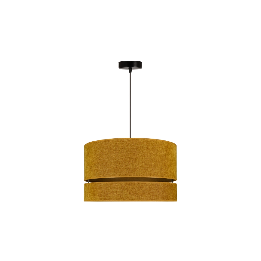 Duolla - Candeeiro suspenso DOUBLE 1xE27/15W/230V diâmetro 40 cm laranja