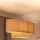 Duolla - Candeeiro suspenso DOUBLE OVAL RATTAN 2xE27/15W/230V creme/vime