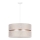 Duolla - Candeeiro suspenso DUO 1xE27/15W/230V diâmetro 40 cm branco/dourado