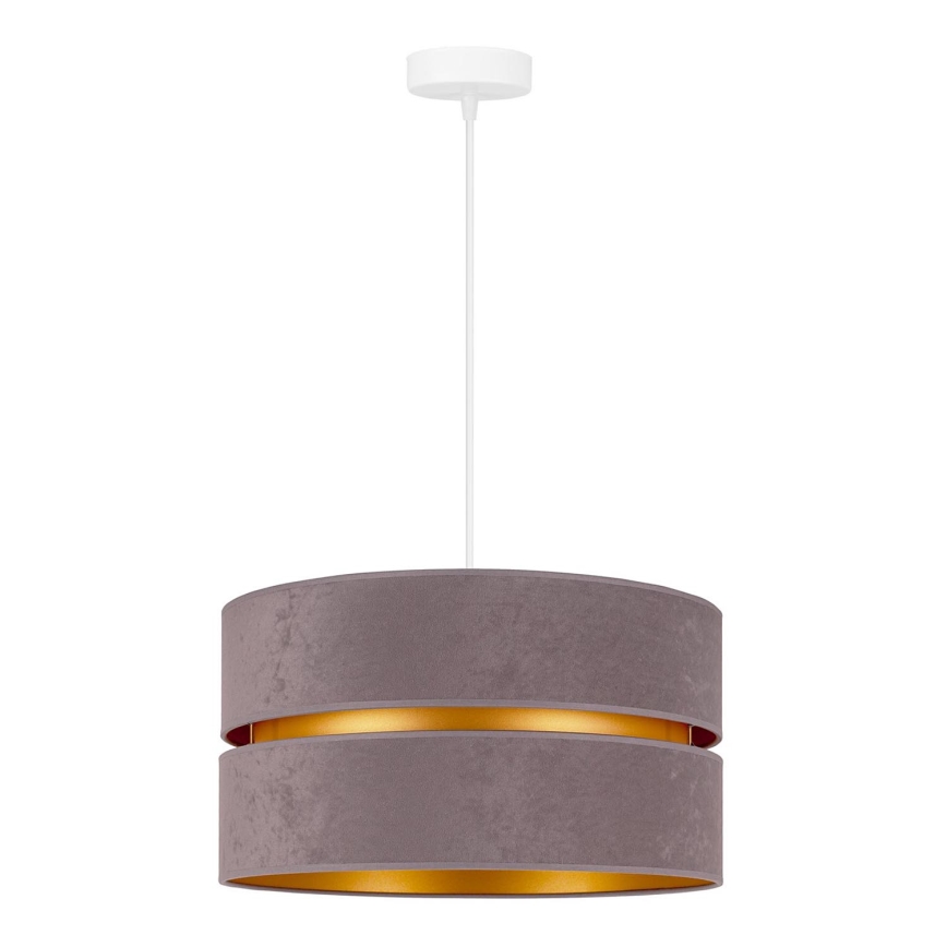Duolla - Candeeiro suspenso DUO 1xE27/15W/230V diâmetro 40 cm cinzento