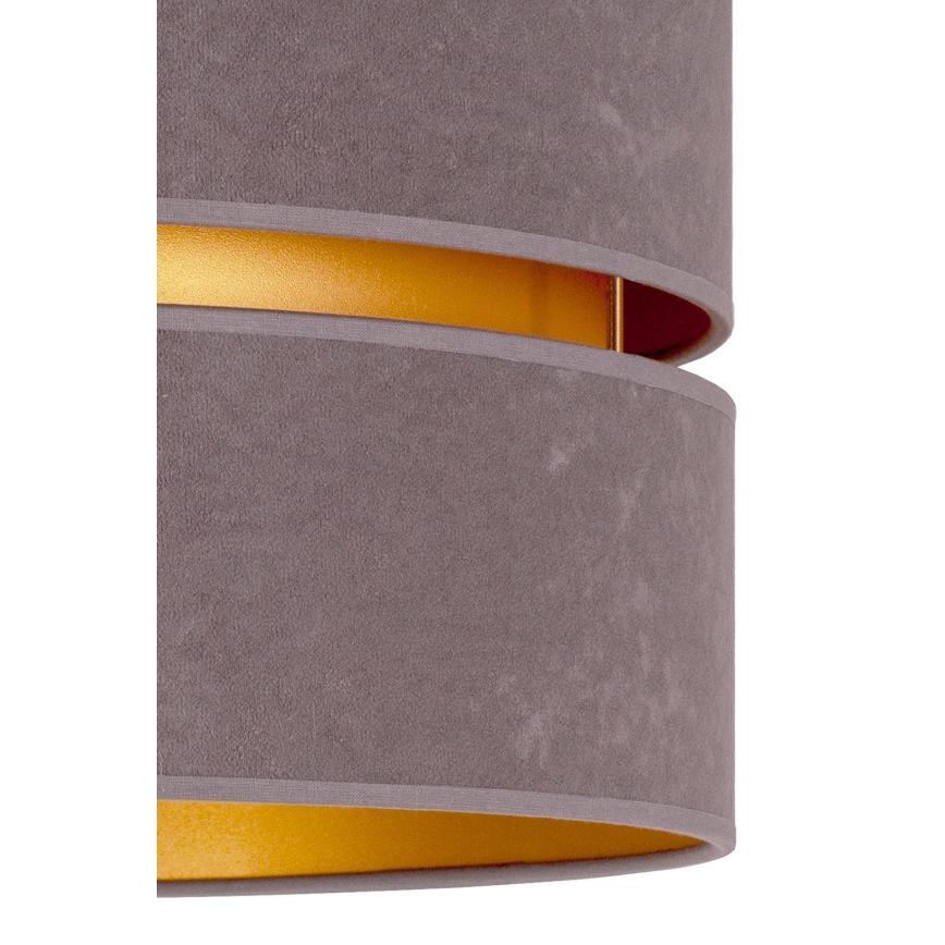 Duolla - Candeeiro suspenso DUO 1xE27/15W/230V diâmetro 40 cm cinzento