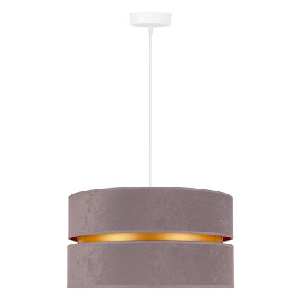 Duolla - Candeeiro suspenso DUO 1xE27/15W/230V diâmetro 40 cm cinzento