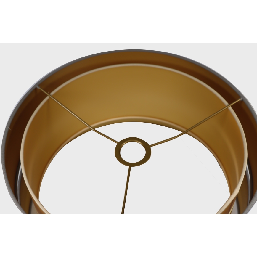 Duolla - Candeeiro suspenso DUO 1xE27/15W/230V diâmetro 40 cm cinzento