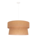 Duolla - Candeeiro suspenso ETNIC 1xE27/40W/230V diâmetro 45 cm bege