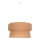 Duolla - Candeeiro suspenso ETNIC 1xE27/40W/230V diâmetro 45 cm bege