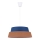 Duolla - Candeeiro suspenso GALAXY 1xE27/40W/230V diâmetro 50 cm azul