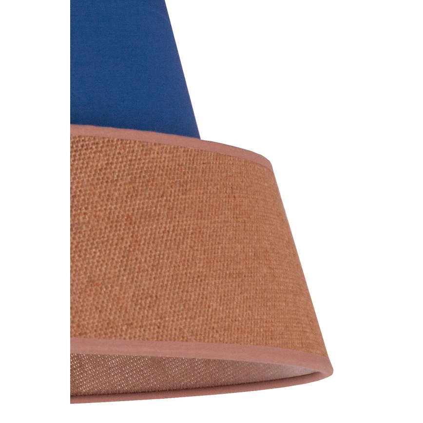 Duolla - Candeeiro suspenso GALAXY 1xE27/40W/230V diâmetro 50 cm azul